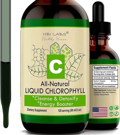 [BRSW2YIEB55GGFYY] Chlorophyll Liquid Drops for Water Natural Chlorophyll Concentrate (Single)