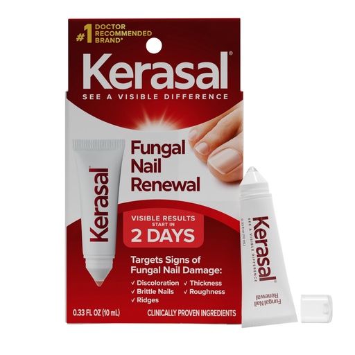 [BRSWIZIIA4DBQ2YV] Kerasal Nail Renewal, Restorative Nail Repair for Damaged Nails, 0.33 fl oz (Packaging May Vary)