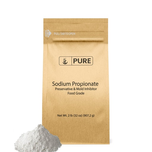 [BRSWGYLYCR7RUHY3] Pure Original Ingredients Sodium Propionate (2 lb) Preservative & Mold Inhibitor, Food Grade, Food Additive