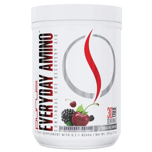 [BRSWGEILOF7WGYDZ] Purus Labs Everyday Amino BCAA Powder | Amino Acids for Muscle Hydration & Recovery | Sugar Free & Gluten Free | 30 Servings (BlackBerry Cherry)