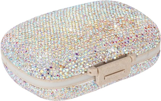 [BRSROYIFCR7WA3LV] Tägliche Vitamin Organizer,Portable Pillen Fall Reisen,Medizin Pillen Boxen Container Flasche,kleine Pillenhalter für Geldbeutel,Cute Medication Dispenser Aids(Colorful)