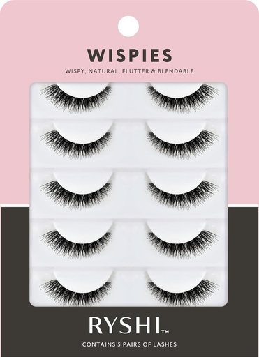 [BRSROFIDBZYWMGTJ] Ryshi Eye Lashes Wispies - 5 pares