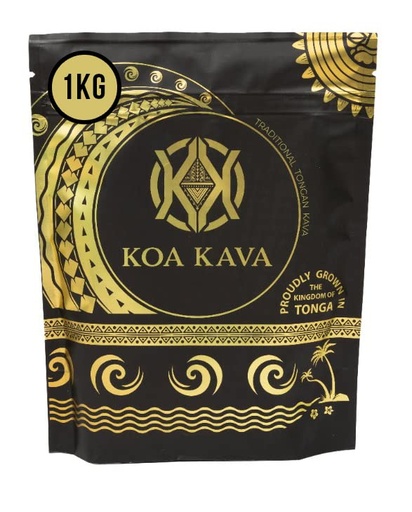 [BRSRMAQNCINGM2T5] Koa Kava Kava Powder Tea – 1 Kilo (2.2 Pounds) Noble Tongan Kava Root, Pouni ONO Kava Drink for Relaxation and Good Vibes, Sourced Directly from Vava'U, 1 Kilogram