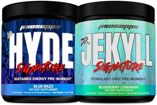 [BRSWYELROEMBQFDP] PROSUPPS Hyde® Signature Blue Razz un Dr. Jekyll® Signature Blueberry Lemonade Bundle
