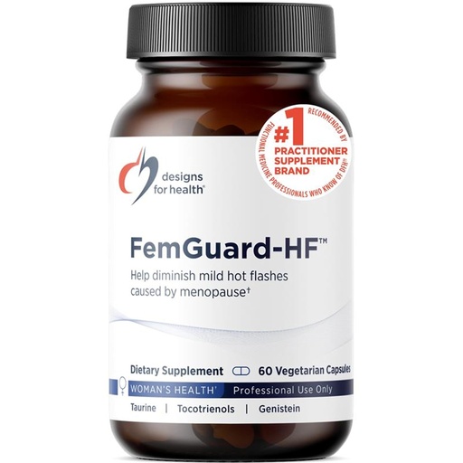 [BRSROEIPOZ7G2EY3] Designs for Health FemGuard-HF - Help Diminish Mild Menopause Hot Flashes - Peri & Menopause Supplements for Women to Support Healthy Aging, Hormonal Balance & Bone Health (60 Capsules)