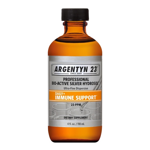 [BRSWIYYFAAAQO2A5] Argentyn 23 Professional Immune Support - Colloidal Silver, Bio-Active Silver Hydrosol, 23 ppm, Liquid Twist Top, 4 Fl Oz (118 mL)