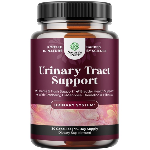 [BRSROZ3QOAPAEFLP] D Mannose Capsules for Urinary Tract Health - High Potency D-Mannose with Cranberry Juice Powder & Dandelion for Urinary Tract Health for Women Fast Acting Super Concentrated Cranberry - 30 Count