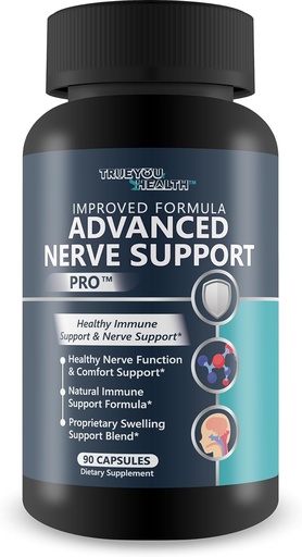 [BRSRAAI6BYMWC3TF] Advanced Nerve Support Pro - The Japanese Red Vitamin Ritual Neuropathy Support - Nerve Damage Repair Supplement - Neuropathy Nerve Support - Ghost Pepper Trick - Nerves Pill - Nerve Supplement