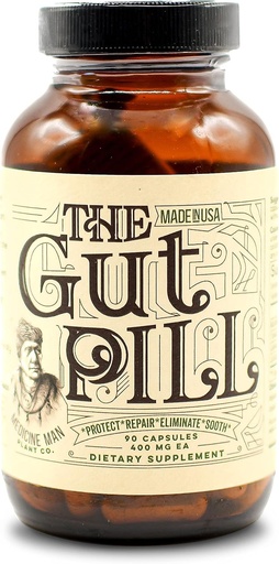 [BRSW2BL7PICREHI7] The Gut Pill 90 Capsules - Natural Gut Health Supplements for Women & Men for Leaky Gut Repair - With Marshmallow Root Herb, Calendula Flower, Triphala Fruits, and Lactobacillus Acidophilus