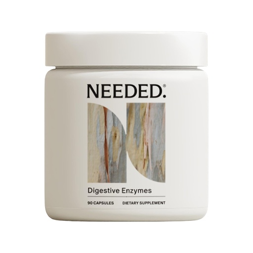 [BRSRMGQPOYNWA3A2] Needed. Digestive Enzymes Support - Daily Essential Enzymes Support for Bloating Relief - 90 Capsules with 14 Clinically Backed Digestive Enzymes