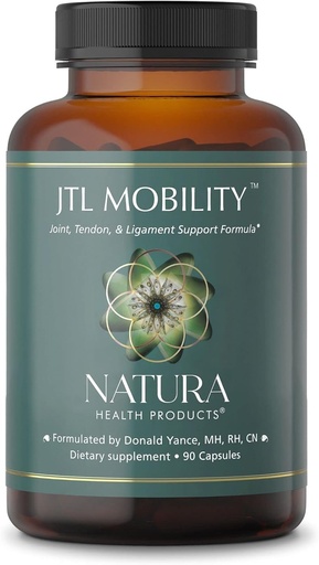 [BRSWKFQMOAFWC3DE] Natura Health Products JTL Mobility Supplement - Supports Healthy Joint Function, Mobility and Comfort - Featuring Collagen, Glucosamine Sulfate, Chondroitin Sulfate & White Willow (90 Capsules)