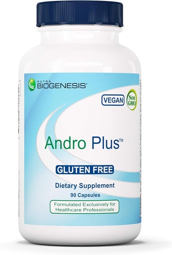 [BRSWIHAQOUBRYCL4] Nutra BioGenesis Andro Plus - Tribulus Terrestris Extract for Men, Maca Root Supplement for Men's Vitality with Muira Puama, Health and Wellness Support - 90 Vegetarian Capsules