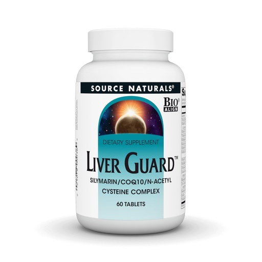[BRSWIYT3OMAGEFD2] Source Naturals Liver Guard - Silymarin, CoQ10, N-Acetyl Cysteine Complex - 60 Tablets