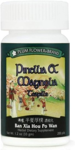 [BRSWIZQTBN6AGDDO] Pinelia & Magnolia Teapills (Ban Xia Hou Po Wan), 200 ct, Plum Flower