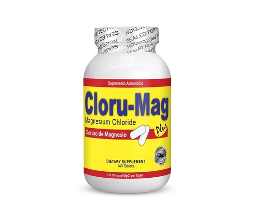 [BRSWIYL4CFYGM3T2] Magnesium Chloride - 140 Tablets (Cloruro de Magnesio)
