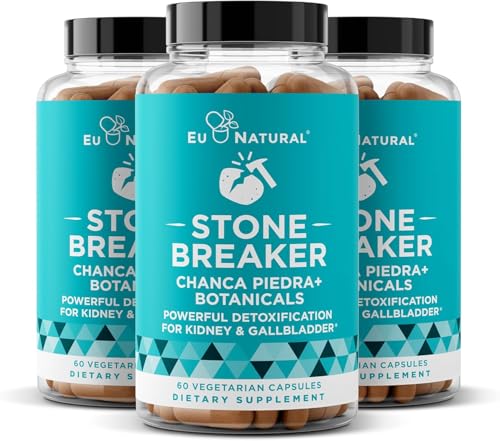 [BRSRAGQROIDRU33K] Chanca Piedra Stone Breaker - The Original Stone Breaking Formula with Celery Seed & Parsley - Supports Kidney, Gallbladder & Urinary Tract Cleansing to Help Flush Impurities - 180 Vegetarian Capsules
