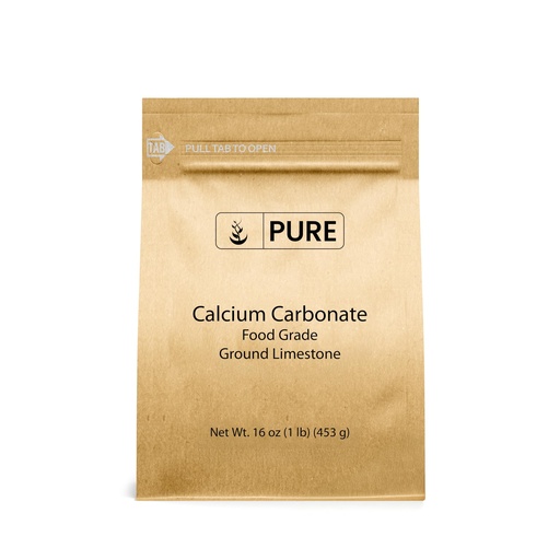 [BRSWGYI3OJ4BU3L5] Pure Original Ingredients Calcium Carbonate (1 lb) Dietary Supplement, Food Preservative, Acid Neutralizer