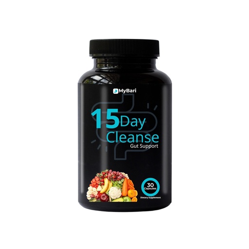 [BRSRAZAFBYPBSGTA] 15 Day Cleanse - Gut and Colon Support - Advanced Gut Cleanse Detox for Women & Men with Senna, Cascara Sagrada & Psyllium Husk - Non-GMO - Made in USA - 30 Capsules