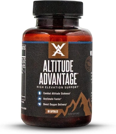 [BRSWK2T5ORYBMEA7] Wilderness Athlete - Altitude Advantage | Altitude Sickness Prevention Medicine - High Altitude Relief, Golden Root Extract to Combat Altitude Sickness (60 Count Bottle)