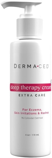 [BRSWKGL2A4PR23Q7] Deep Therapy Cream EC for Fast Eczema, and Psoriasis Support - Unscented - Contains Colloidal Oatmeal, Jojoba Oil, Licorice, Beeswax, and More