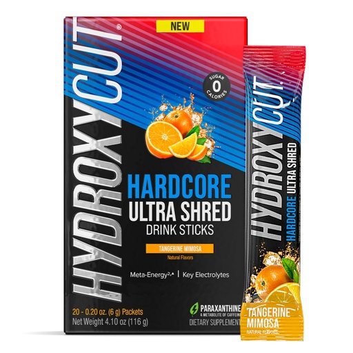[BRSROED5CACBQG32] Hydroxycut Drink Mix, Hardcore, Ultra Shred, Tangerine Mimosa
