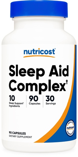 [BRSWKHY5CEPGYHD4] Nutricost Sleep Aid Complex 1330mg Serving (90 Capsules) - 30 Servings