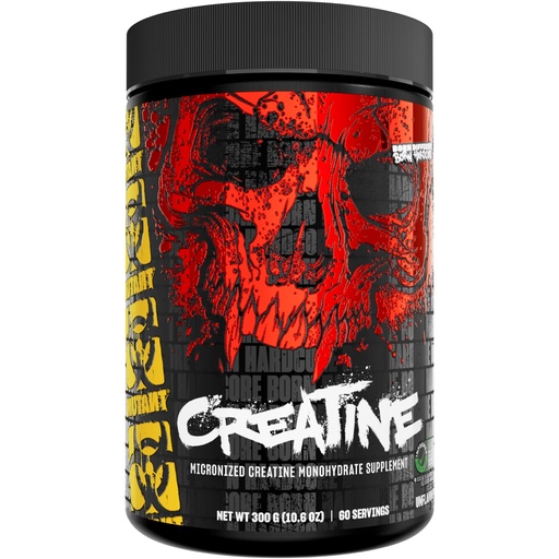 [BRSRAAT4BEHQYD33] Mutant Creatine - Creatine Monohydrate Micronized Powder - Creatine Powder Supplement for Enhanced high-Intensity Performance - 60 Servings- 300 g - Unflavored