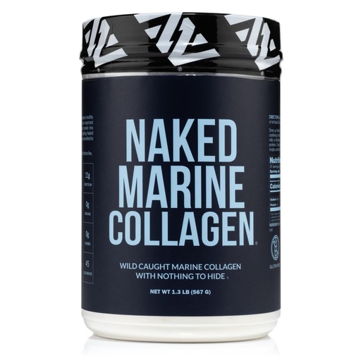 [BRSRAGAHAAFAOGQ4] NAKED Marine Collagen Peptides Protein Powder - Unflavored - from Wild Caught Cod - Paleo Friendly, Non-GMO, Soy-Free, Gluten-Free - 47 Servings