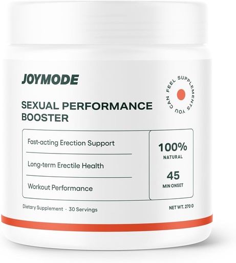 [BRSRAZQ5BZYAMD3X] JOYMODE Performance Booster w/Arginine Nitrate, L-Citrulline, C bitamina eta Ginseng - 30 zerbitzatu - oxido oxidoen odol-fluxua eta Erection Quality onartzen ditu