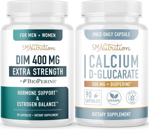 [BRSRAZYNBYMQKYLJ] Calcium D- Glucare & 400mg DMM suplementari per a un balanç Hormone Hormon Vegan Free CDG suplementari (90 Servings) amb extra força DMM (90 Servings)