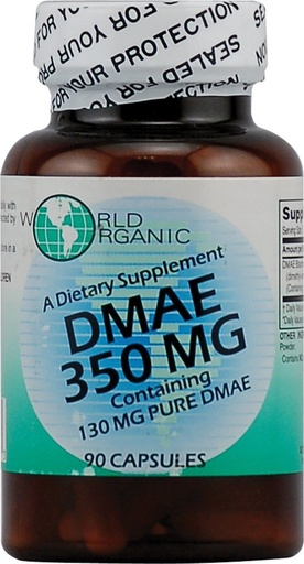 [BRSWIYTYOUIWKETU] DMAE 350mg World Organics 90 Caps