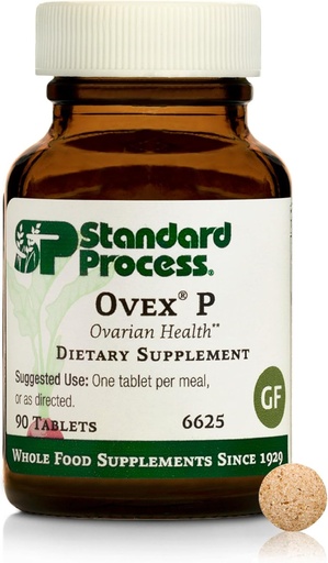 [BRSWIYT7BIABCYL4] Standard Process Ovex P - Whole Food-Based Supplement to Support Your Health - Supplement with Porcine Ovary Cytosol Extract - 90 Tablets