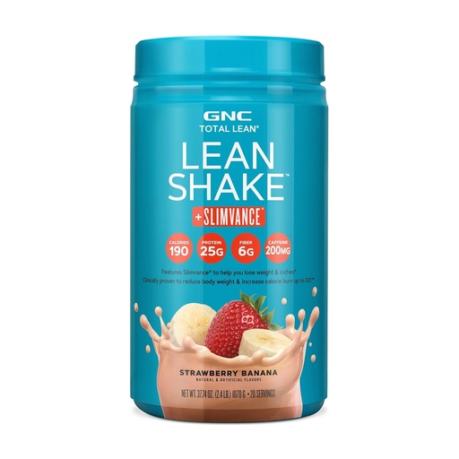 [BRSWGHATOIFB4ADF] GNC Total Lean Lean Shake + Slimvance Stim - Strawberry Banana (20 Servings)