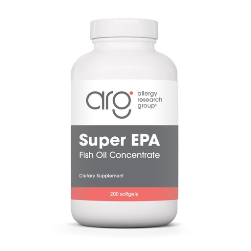 [BRSWIYQDAR5AEHLE] ARG Super EPA - 720 mg EPA & 480 mg DHA - Concentrated Omega-3 Fish Oil - Cardiovascular & Brain Health Support - 100 Servings - 200 Softgels