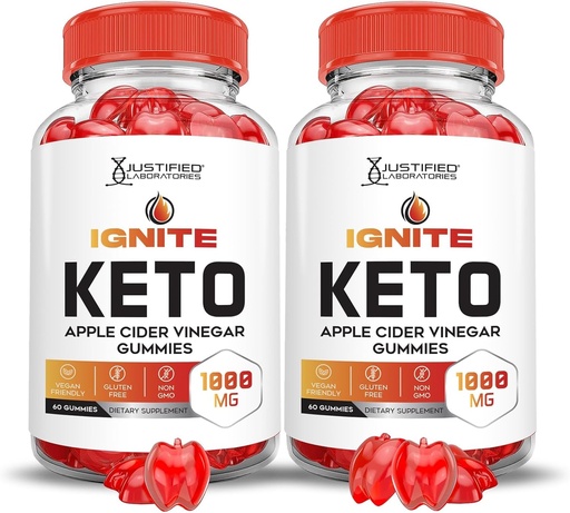 [BRSROHYZPIHGKE3F] Justifikované laboratóriá (2 balenia Ignate Keto ACV Gummies Advanced 1000MG Ignate Keto Gummies Formula Apple Cider Ocogar Formulated with Pomegranate Beet Juice Powder B12 Vegan Non GMO 120 Gummy