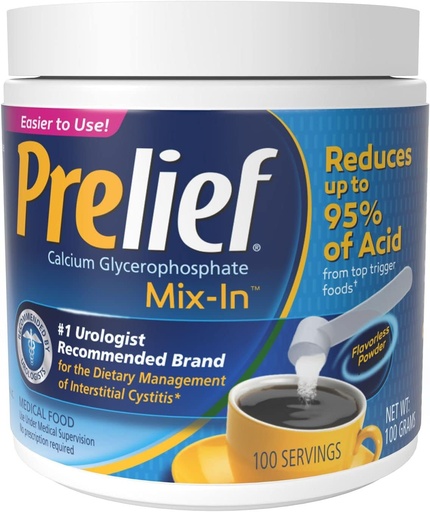 [BRSRMAAFPMJWMFL2] PRELIEF Powder Jar med servering Scoop, 100 portioner