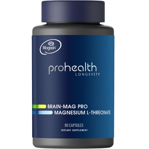 [BRSW2GA6DN7BYH3U] Magnesium L-Threonate Supplement (Magtein), 90 Capsules | Clinically Supported for Brain Health | Optimize Learning, Memory & Focus | 3rd Party Tested