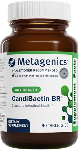 [BRSWIYQ5DIBW22T4] Metagenics CandiBactin-BR - Concentrated Berberine for Intestinal Support* - with Berberine, Oregon Grape & Coptis Root Extract - Gut Health Supplements* - Gluten-Free - Vegetarian - 90 Tablets