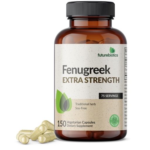 [BRSROZQ6PMNQGCLU] Futurebiotics Fenugreek Extra Strength Supports Overall Good Health & Well-Being, Non-GMO, 150 Vegetarian Capsules