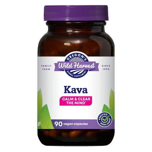[BRSWIYDRA54Q2D3A] Oregon's Wild Harvest Kava Root Capsules, 90 Count
