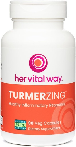 [BRSWGEAYOQFBGA33] TurmerZing C-14 Tested Turmeric and Ginger for Healthy Inflammatory Response, 95% Curcumins 5% Gingerols