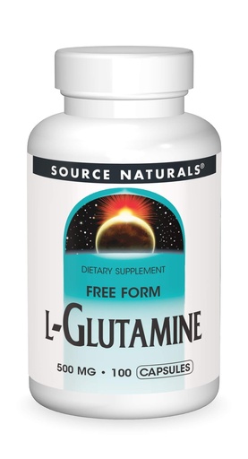 [BRSWIY35AQPGYEQZ] Source Naturals Free FormL-Glutamine 500 mg -100 Capsules