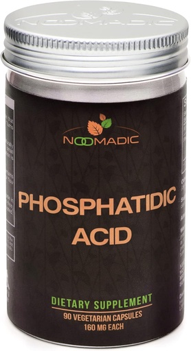 [BRSWGBT7AAGQKDI4] Àcid Phosphatidic (PA), 90 Capules z 160mg cadascun, Estàndarditzat fins al 50% de l'àcid Phosphatidic