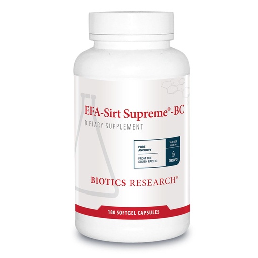[BRSWGAA6CJ6GGCY6] Biotics Research EFA-SIRT Supreme-BC EPA, DHA, GLA from Black Currant Seed Oil, Natural Mixed Tocopherols Cardiovascular Health Joint Comfort and Flexibility, 180 softgel Capsules