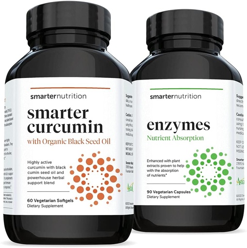[BRSRMC3QDIJQ43A4] SMARTERNUTRITION Curcumin + Enzymes