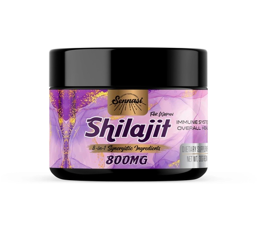 [BRSROHQEOAHWYDL7] 800Mg Shilajit Pure Himalayan Organic, Shilajit Resin Maximum Potency Gold Grade, Shilajit Supplement with 8-in-1 Natural Blend & 85+ Trace Minerals for Women, Energy & Immunity,30 Grams