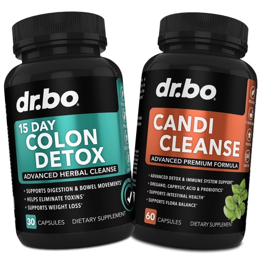 [BRSRM2QRCMMBOGTP] Colon Candi Cleanse Detox Support - Anti Overgrowth & 15 Day Intestinal Cleanse Pills & Probiotic - Balance Control & Fast Acting Natural Laxative for Constipation Relief - Bowel Movement Gut Health