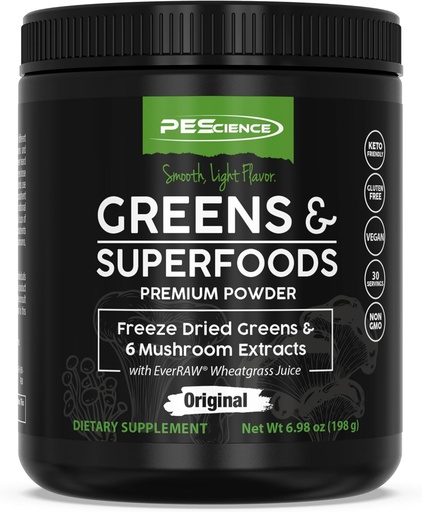 [BRSWY2TQBMBREET2] PKICS Powder Superfood with Natural Chlorophill, Reishi & Turquia Tal Mshellers, Darkle Kle, Spin, Broccoli Spruouts, original Flavor, 30 Servingers