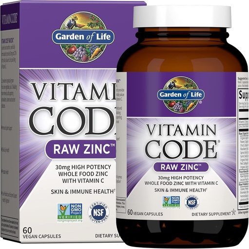 [BRSRAYYYCEOREYDG] Garden of Life Vitamin Code Raw One Men 's Multivitamin dengan Suplemen Zinc untuk Imune dan Kesehatan Skin, 30 Kapsul
