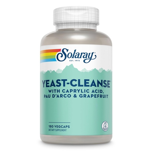 [BRSWIYTYO4GR4A3E] Solaray Yeast-Cleanse -- 180 Vegetarian Capsules
